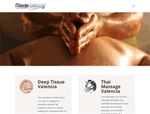 Tablet Screenshot of massagevalencia.com